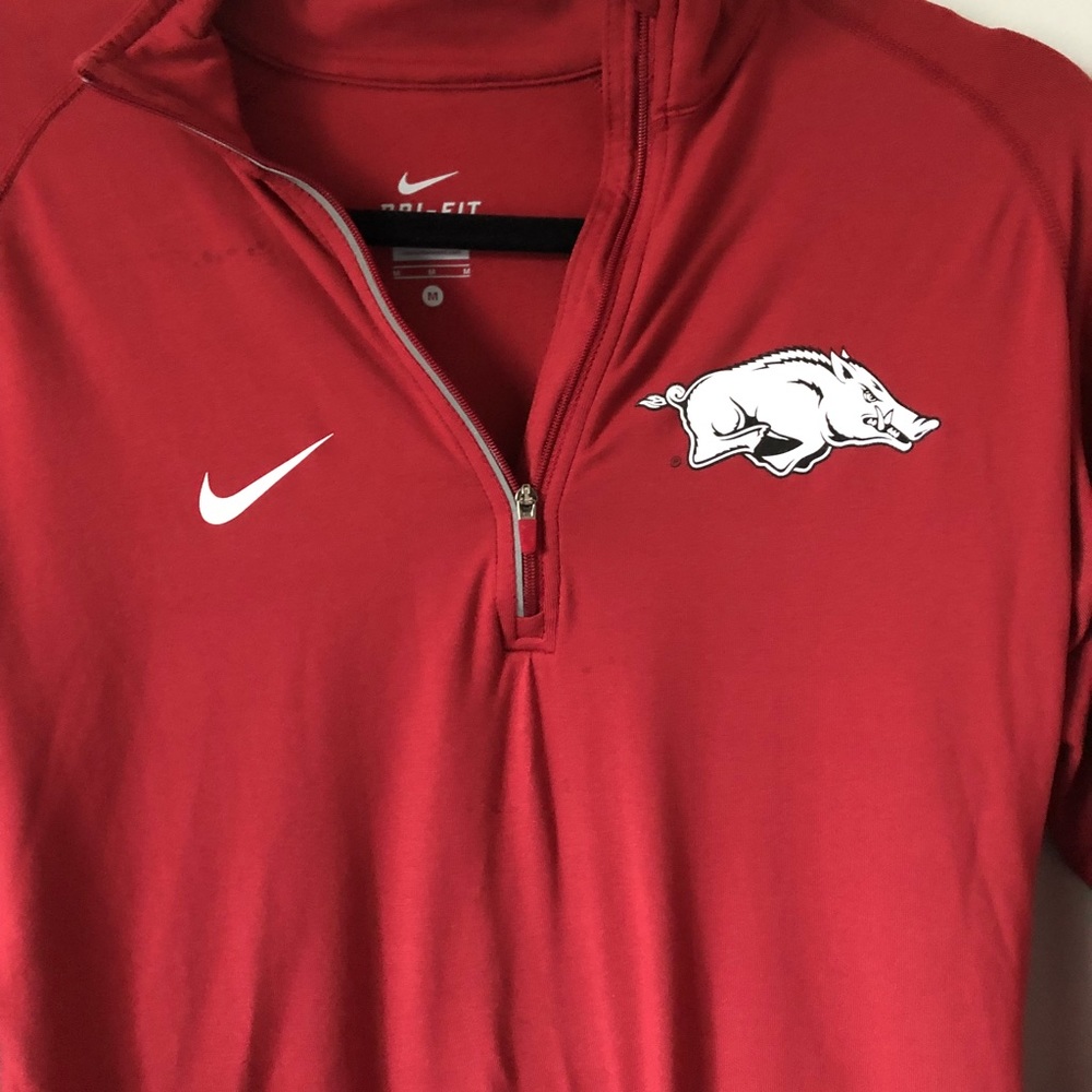 Nike Arkansas Razorback Halfzip